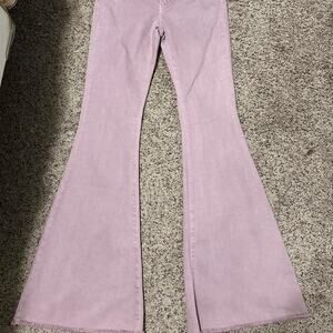 Altard state light pink/purple flare jeans